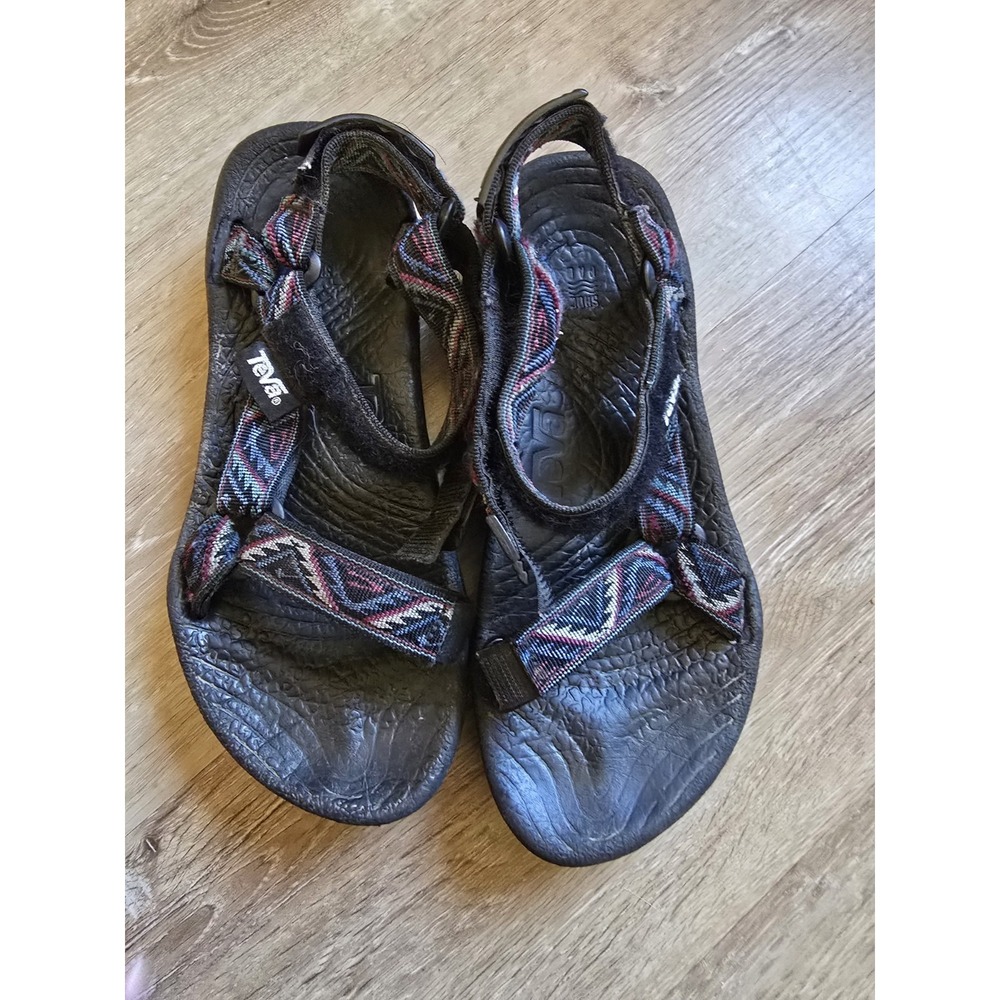 Vintage Teva Terradactyl Shoc Pad Sandals Aztec Tribal Men's 6 Women's 8